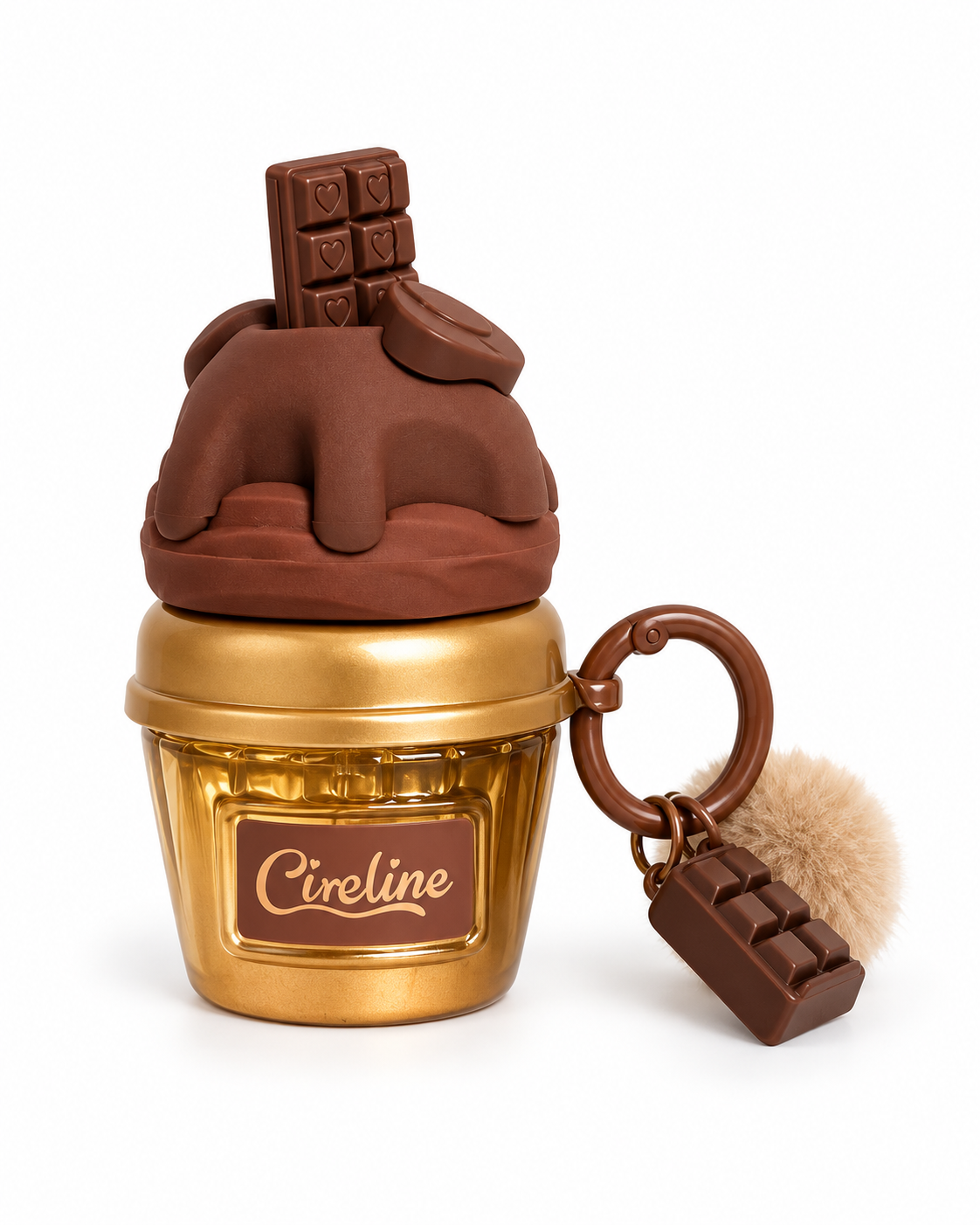 Mini Chocolate Perfume Keychain