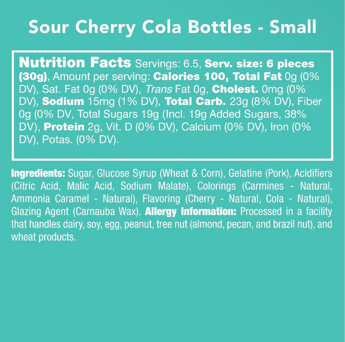 Sour Cherry Cola Bottles