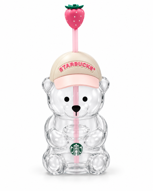 Bear Cup with strawberry