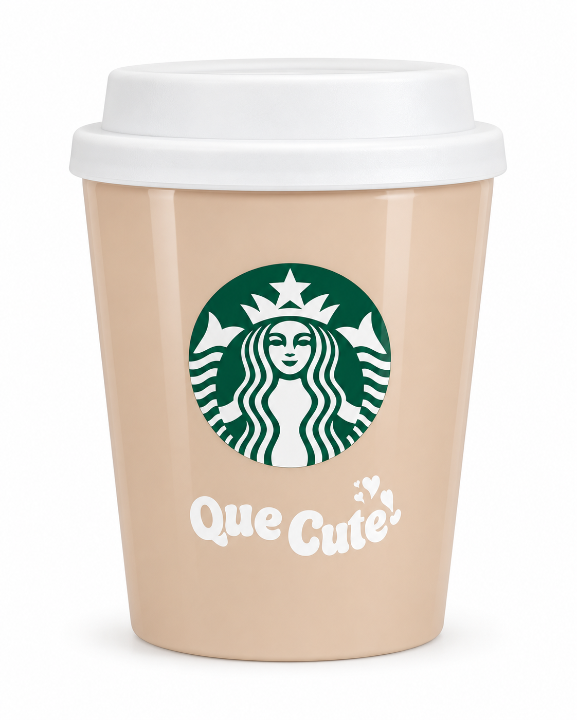Cream cup with lipgloss