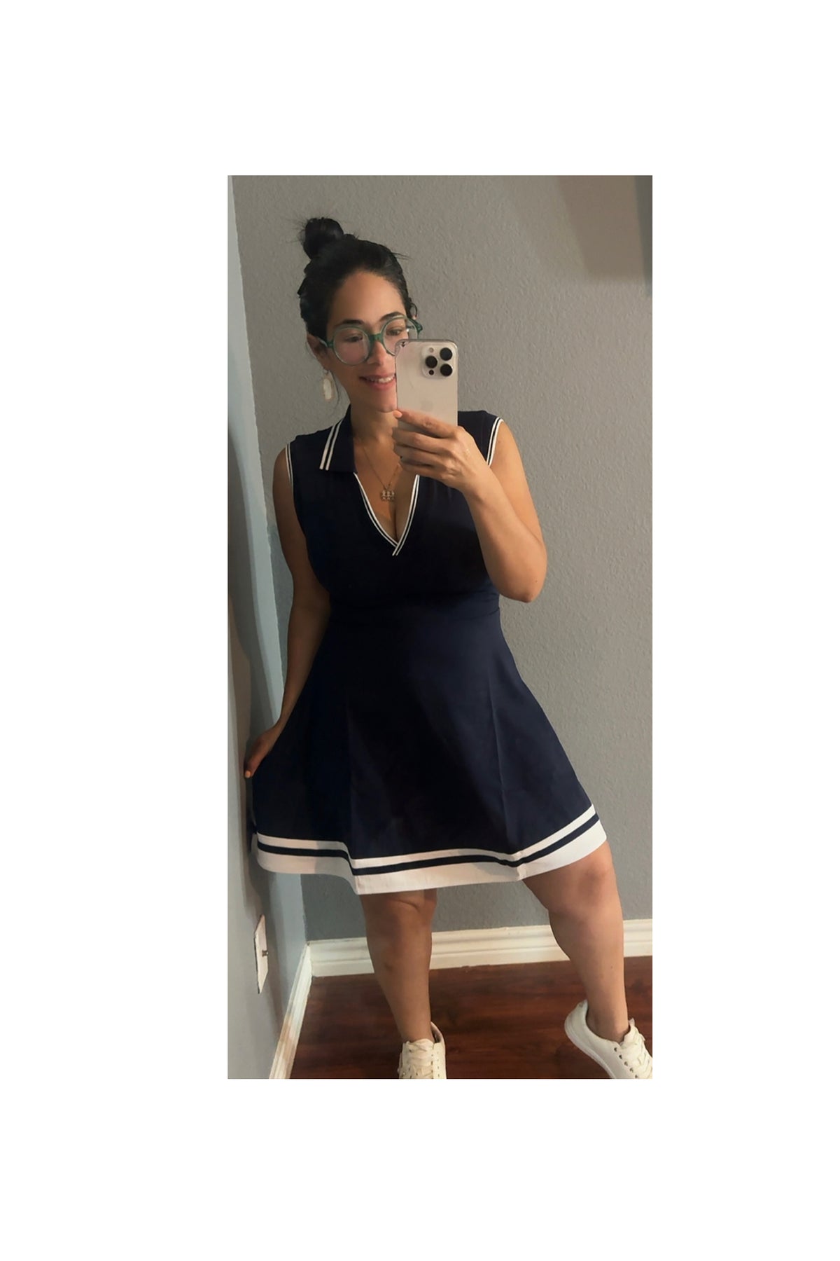 Navy Dress Super Stretch