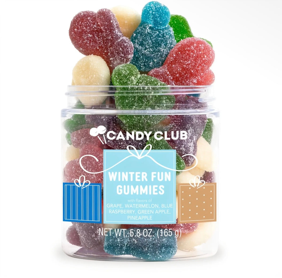 Candy GRAPE, WATERMELON, BLUE RASPBERRY, GREEN APPLE PINEAPPLE