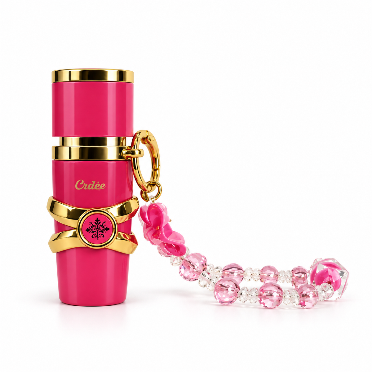 Mini Fuchsia Perfume Keychain